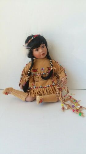 Doll Native American W/dream Catcher #7091